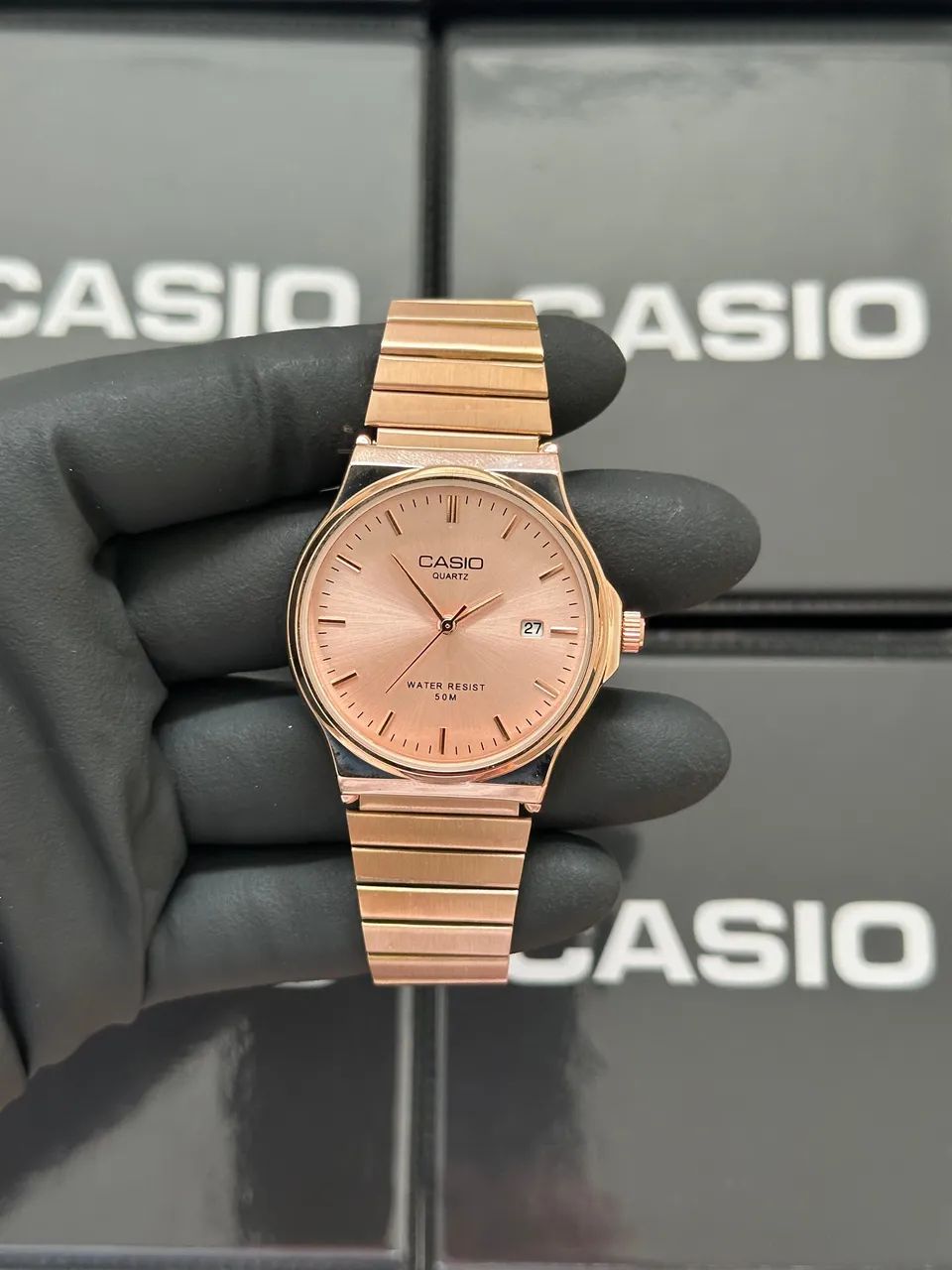 Relógio Casio Classic Rose Gold – Analógico