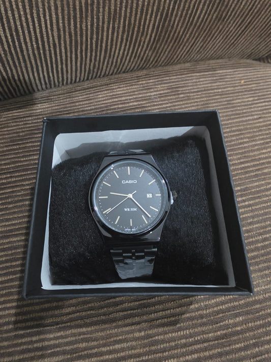 ⚫ Relógio Casio Total Black - Elegância e Discrição para o Dia a Dia